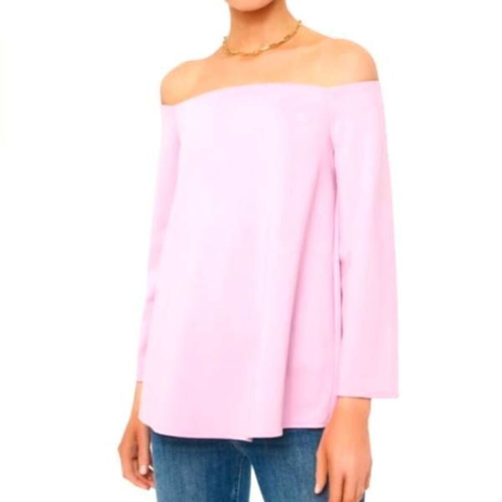 Tuckernuck Miranda Lilac Off the Shoulder Blouse sz Small